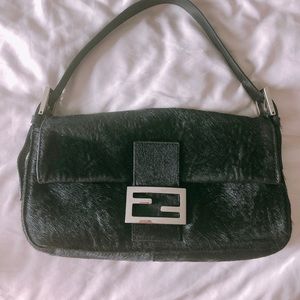 Authentic Fendi ponyhair bageutte